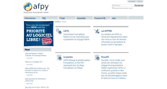 Desktop Screenshot of afpy.org